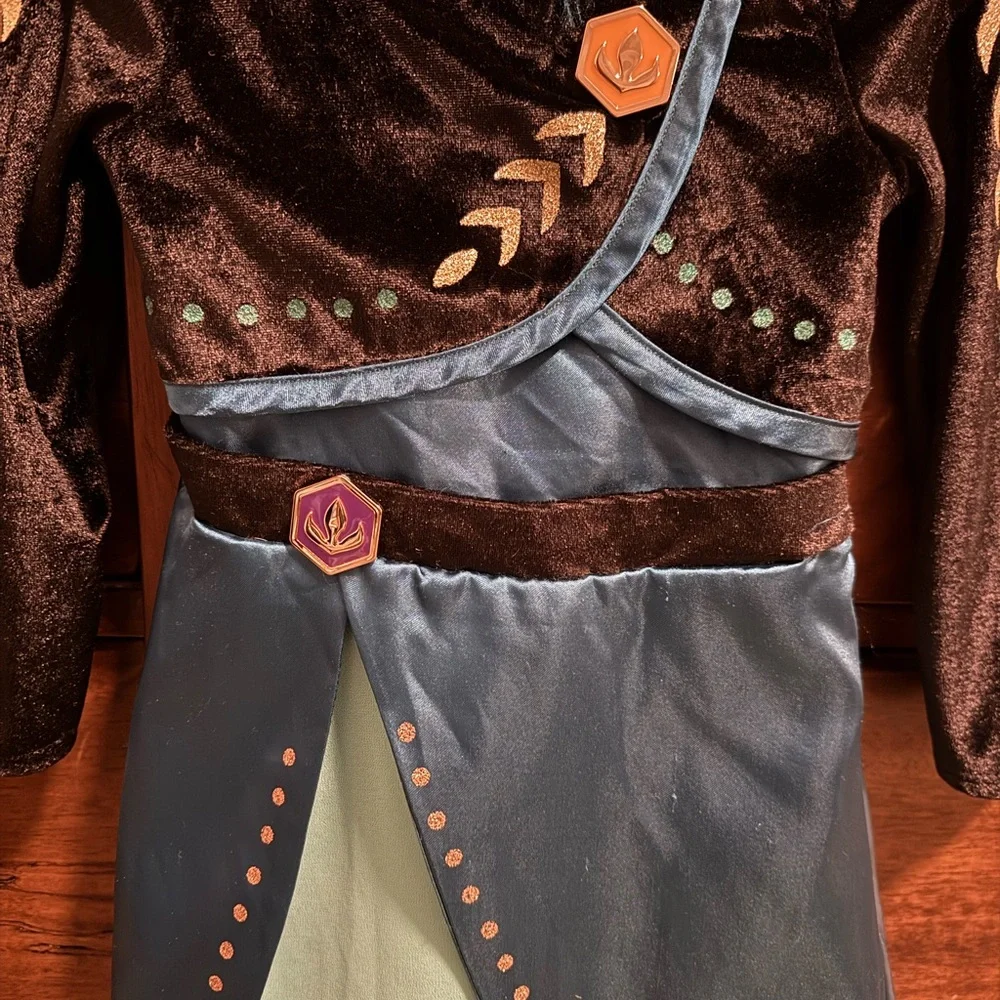 Disney Kids Anna Princess Dressđź’– 3T - Picture 3 of 5